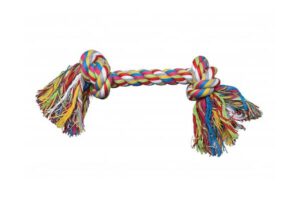 Pet Nova Hundespielzeug, Baumwolltau mit 2 Knoten 20cm