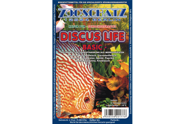 DISCUS LIFE - Basic, Flachtafel 500 g
