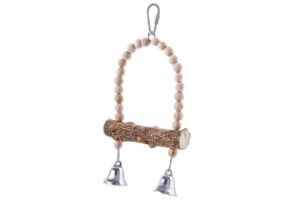 JK Naturschaukel, Holzspielzeug für Vögel 23 cm