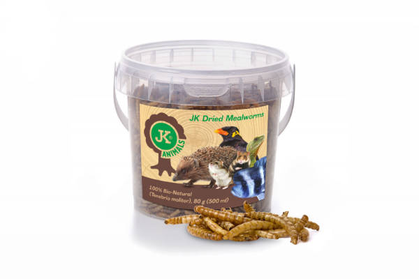 JK Getrocknete Mehlwürmer 80g