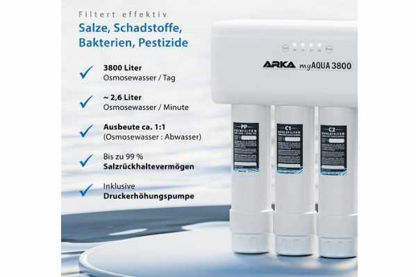 ARKA myAqua 3800 - Umkehrosmoseanlage, 3800 L / Tag – Bild 2