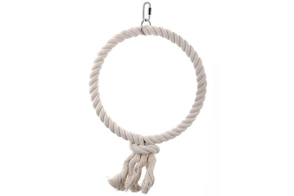 JK Seilschaukel - Baumwollring für Vogelkäfig 26cm